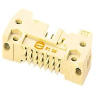 HARTING SEK Standard Series Straight PCB Male Connector, 64 Contact(s), 2.54 mm Pitch, 2 Row, Shrouded