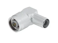 TE Connectivity N Type Series Cable Male N Type, 50 Ω, Right Angle Body Crimp