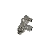 Legris 7880 Series Blocking Fitting Pneumatic Flow Control Valve, 7880 10 17, Inlet Male, Male BSPP G thread 3/8 in,