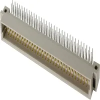 HARTING DIN 41612 32 Way 2.54 mm Pitch, Type PCB, Type Connector, Type Solder Pin, 2 Row Male, Angled Connector