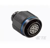 TE Connectivity, DTS, Copper Alloy Straight 18 Way Cable Circular Connector Male Silver, Female Contacts,Shell Size 15,