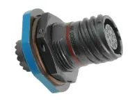 TE Connectivity, DTS, Copper Alloy Straight 66 Way Panel Circular Connector Female Olive Drab, Male Contacts,Shell Size
