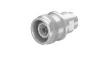Huber+Suhner 21_4310-U50-0-150/003_-E Series Free Hanging Female Coaxial Connector, 50 Ω, Straight Body Crimp