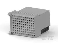 TE Connectivity, Z-PACK 2mm HM 2 mm Pitch Hard Metric Backplane Connector, Right Angle Female, 11 Column, 8 Row, 88 Way