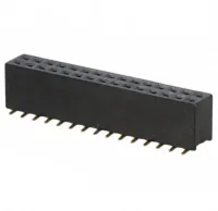 Amphenol ICC Minitek127 1.27mm Series Straight Surface Receptacle, 30-Contact, 2 Row, 1.27 mm Pitch Solder