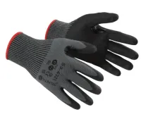 Tilsatec 53-4321 Grey Nitrile Abrasion & Tear-Resistant Gloves, Size 5, Nitrile Coating