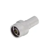 TE Connectivity 2502 Series Push-On Male Type N, 50 Ω, Straight Body Crimp
