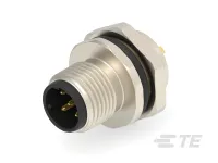 TE Connectivity Circular Connector, 5 Contacts, Panel Mount, M12 Connector, Plug, Male, IP67, M12 Series Series