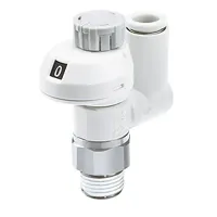 SMC AS Series Speed Controller, AS4301FS1, Inlet Male/Female, Threaded Metric M3 x 0.5 Threaded M3 x 0.5