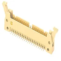 HARTING SEK Standard Series Angled PCB Male Connector, 50 Contact(s), 2.54 mm Pitch, 2 Row, Shrouded