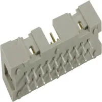 HARTING SEK Low-Profile Series Straight PCB Male Connector, 20 Contact(s), 2.54 mm Pitch, 2 Row, Shrouded