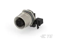 TE Connectivity Circular Connector, 3 Contacts, Panel Mount, M12 Connector, Socket, Female, IP67, M12 Series Series