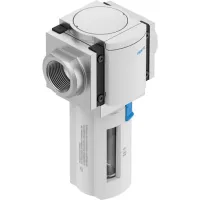Festo MS series 5 μm G1 in 20 bar Air Filter 3200L/min max with Manual drain