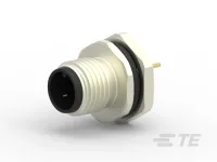 TE Connectivity Connector Assembly, 2 Contacts, Panel, M12 Connector, Plug, Male, IP67, M12 Series