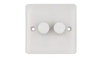 Schneider Electric White 3 Gang Cover Plate