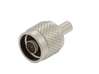 TE Connectivity N Type Series Cable Male N Type, 50 Ω, Straight Body Crimp