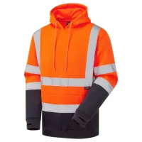 Supertouch Navy, Orange Unisex Sweatshirt, 3XL