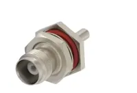 TE Connectivity 2502 Series Panel Male TNC, 50 Ω, Straight Body Crimp