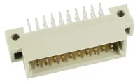 HARTING DIN 41612 30 Way 2.54 mm Pitch, Type PCB, Type Connector, Type Solder Pin, 3 Row Male, Straight Connector