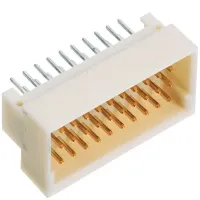HARTING DIN 41612 30 Way 2.54 mm Pitch, Type PCB, Type Connector, Type Solder Pin, 3 Row Male, Straight Connector