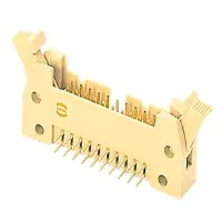 HARTING SEK Standard Series Angled PCB Male Connector, 64 Contact(s), 2.54 mm Pitch, 2 Row, Shrouded