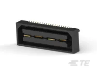 TE Connectivity MICTOR Series Vertical Board Receptacle, 40-Contact, 2 Row, 0.8 mm Pitch Surface Mount