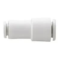 SMC KQ2 Series, KQ2H09-13A Polybutylene Terephthalate Fitting, 5/16 in One-Touch Fitting 1/2 in One-Touch Fitting