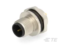 TE Connectivity Circular Connector, 2 Contacts, Panel, M12 Connector, Plug, Male, IP67, M12 Series