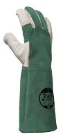 Traffi TG4080 Green Leather Glove, Size 12, Leather Coating
