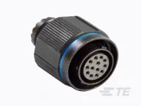 TE Connectivity, DTS, Copper Alloy Straight 19 Way Cable Circular Connector Male Silver, Female Contacts,Shell Size 15,