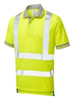 PULSAR P175 Yellow Men's Hi Vis Polo Shirt S
