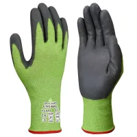 Showa XC520 Green, Grey HPPE, Polyurethane Cut Resistant Gloves, Size 10, Polyurethane Coating