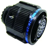 Amphenol Limited, TV06ZN, Copper Alloy Straight 12 Way Cable MIL Spec Circular Connector Male Black, Female