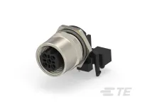 TE Connectivity Circular Connector, 2 Contacts, Panel Mount, M12 Connector, Socket, Female, IP67, M12 Series Series