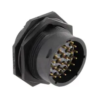 Souriau Sunbank by Eaton Circular Connector, 32 Contacts, Panel Nut, Socket, Male, IP68, IP69K, UTSX Series