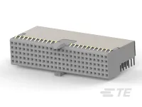 TE Connectivity, Z-PACK 2mm HM 2 mm Pitch Hard Metric Backplane Connector, Right Angle Female, 25 Column, 5 Row, 125 Way