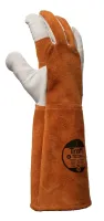 Traffi TG2080 Amber Leather Glove, Size 10, Leather Coating