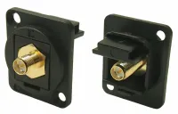RS PRO RS Pro Series Panel Female BNC, 50 Ω, Straight Body Panel Mount