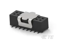 TE Connectivity AMPMODU Series Vertical Board Receptacle, 16-Contact, 2 Row, 1 mm Pitch Surface Mount