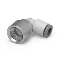 Camozzi 7000 Series, G7523 10-3/8 Brass, Technopolymer Elbow Fitting, Male, G 3/8 in, G, 10mm Push Fit