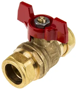 RS PRO Brass 2-Way 16 bar, Ball Valve