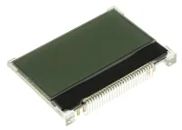 Displaytech 64128K-FC-BW-RGB 64128K Graphic LED LCD Monochrome Display, Black on Red, Blue, Green