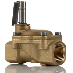 Buschjost Solenoid Valve 8240300.9100.00000, 2 Port, NC, 230V, 24 V 3/4 in, 3/4 in