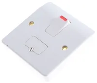 Schneider Electric White 4 Gang Light Switch Cover