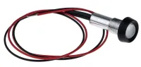 Oxley, Green Panel Mount Indicator STR/LH/8 Series Series, 8 mm, Flying Lead Termination, IP68