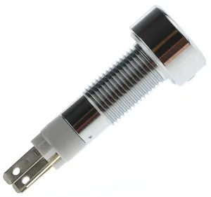 Signal Construct, White Panel Mount Indicator SMLE Series, 8 mm, Tab Termination, IP67 14V