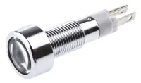Signal Construct, Red Panel Mount Indicator SMLE Series, 8 mm, Tab Termination, IP67 14V