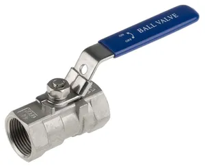 RS PRO Stainless Steel Threaded Threaded 2-Way, BSPP 68 bar, Ball Valve