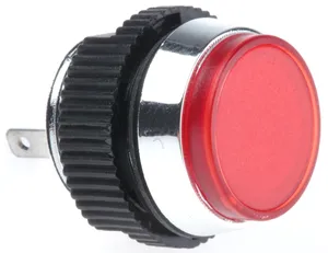 Signal Construct Red Panel Mount Indicator, 12V, 14 V, 20mA, IP67, Prominent