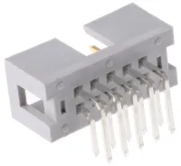 ASSMANN WSW AWHW Series Right Angle Through Hole PCB Header, 10 Contact(s), 2.54 mm Pitch, 2 Row, Shrouded